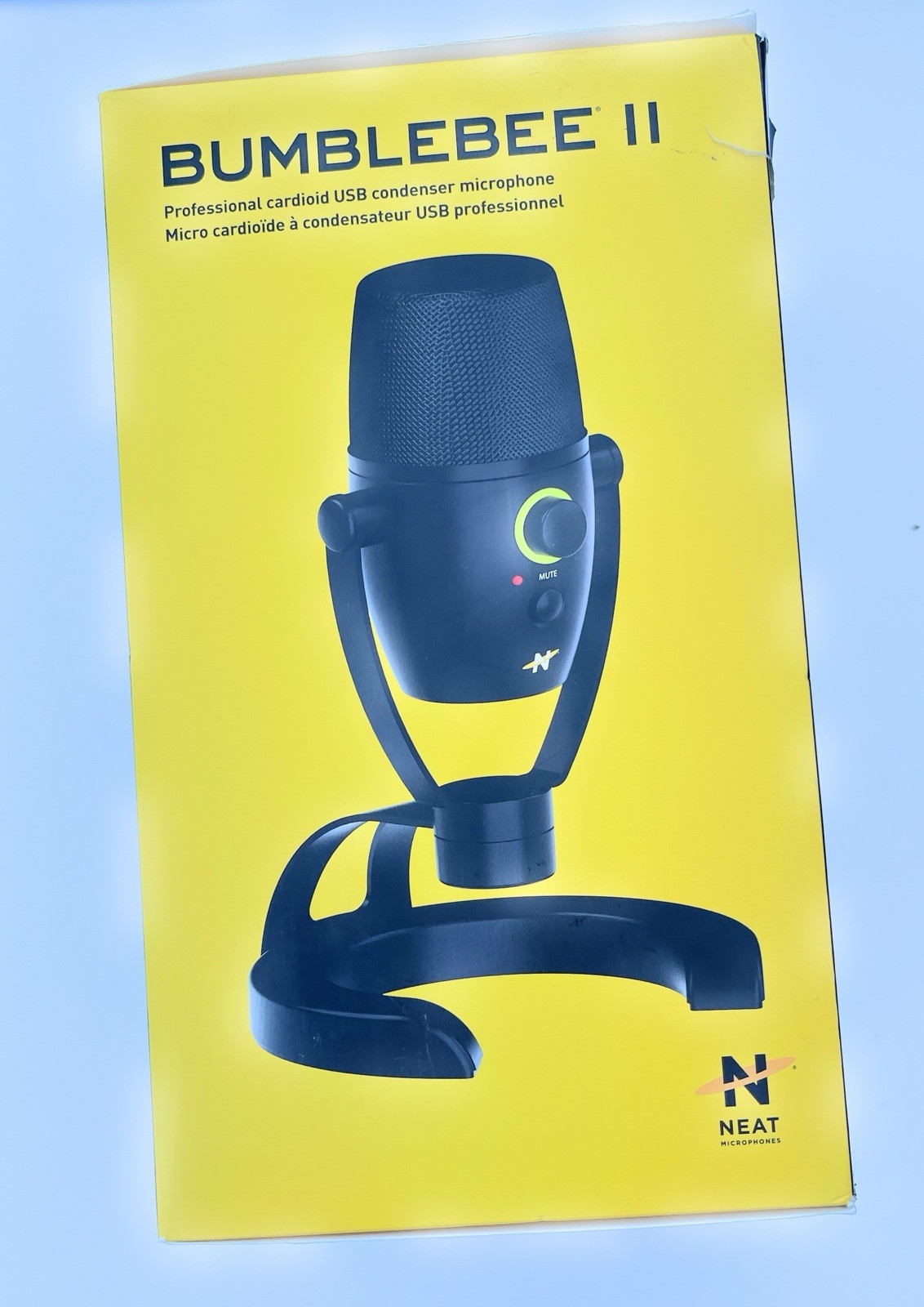 Neat Bumblebee II Professional Cardioid Directional USB Condenser Microphone New