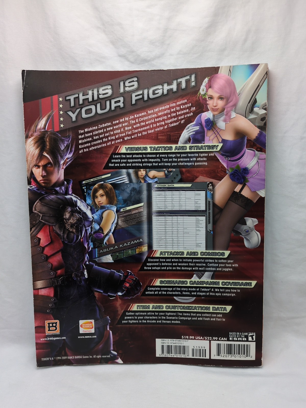 Tekken 6 Bradygames Strategy Guide Book