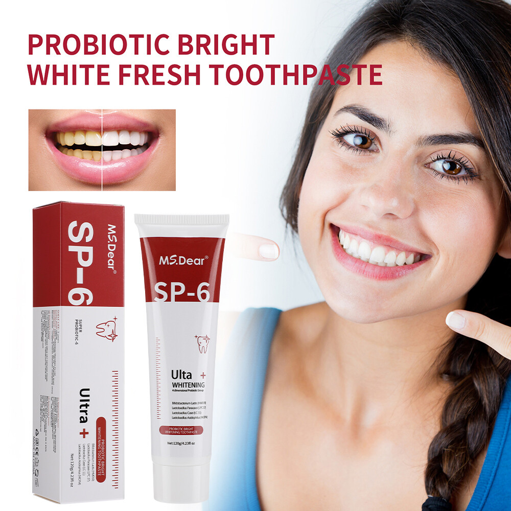 Sp-6 Probiotics Whitening Toothpaste Brightening & Breath Removing Toothpaste US