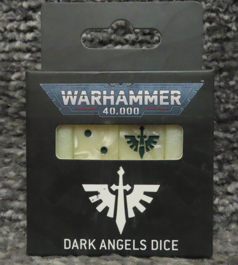 Games Workshop Warhammer 40k Dark Angels Dice Warhammer 40k BNIB New 16 x D6