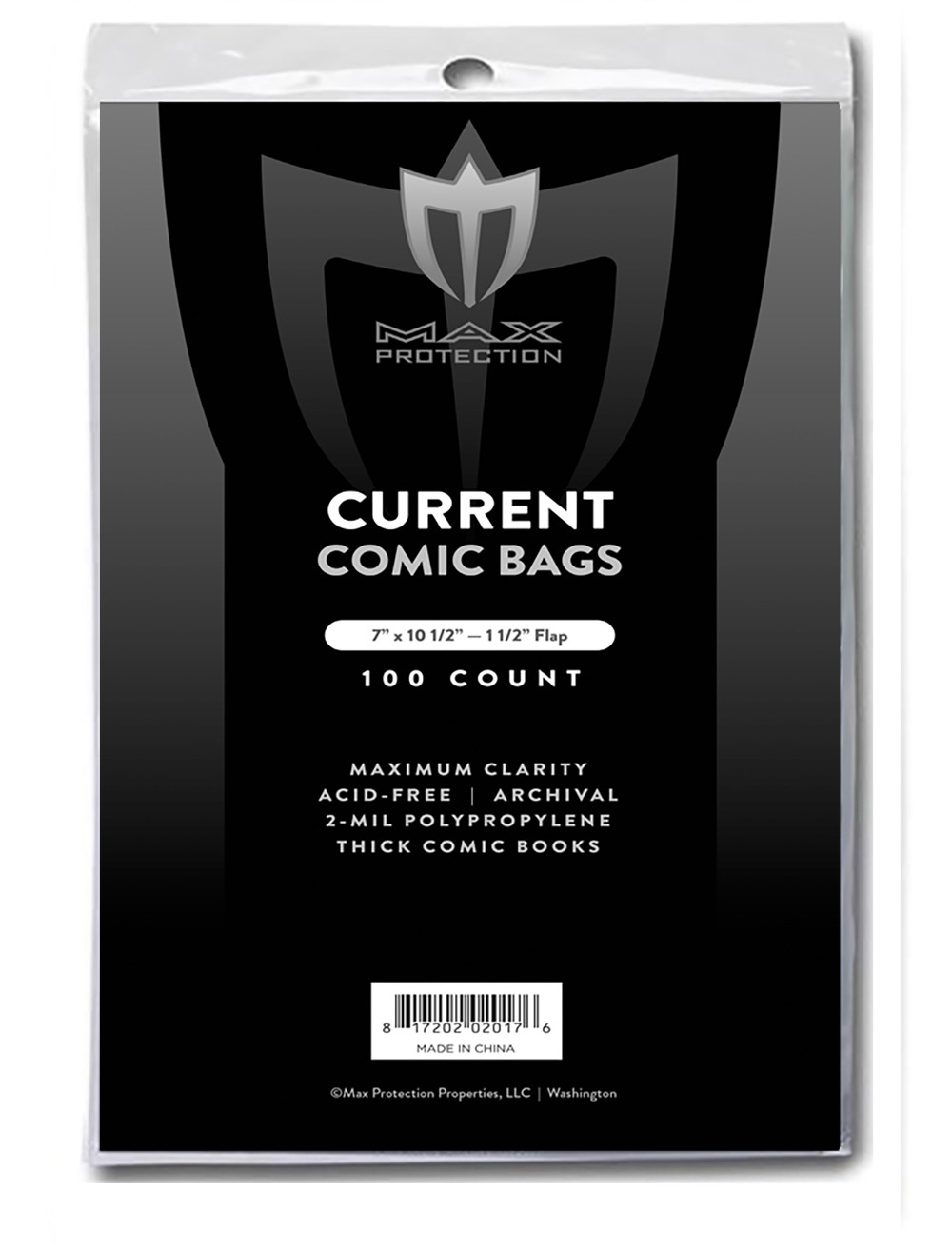 1000 Max Pro Thick Current / Modern Comic Book Archival Poly Bags 7 X 10 1/2
