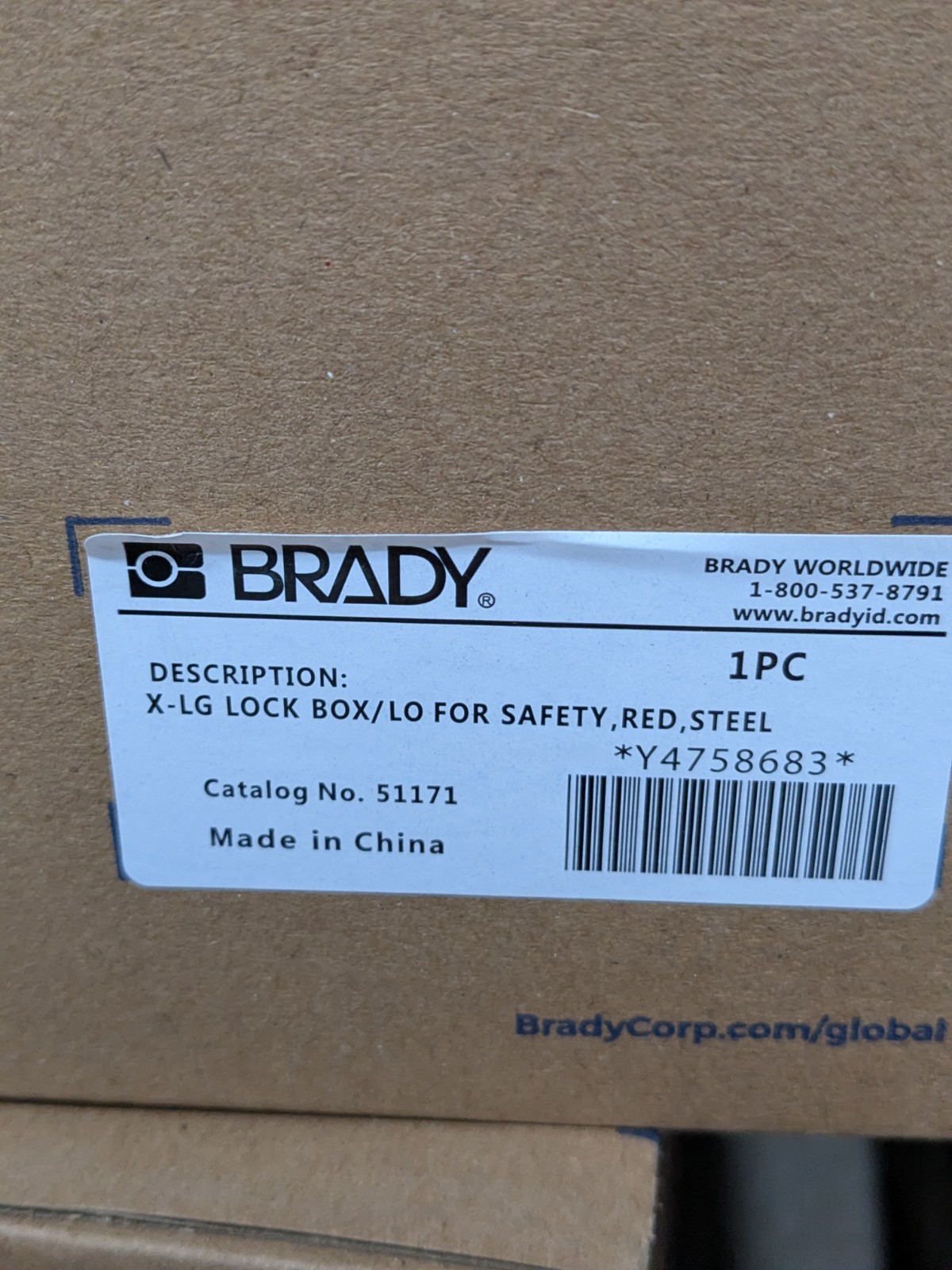 Brady Extra-Large Group Lock Steel - 51171