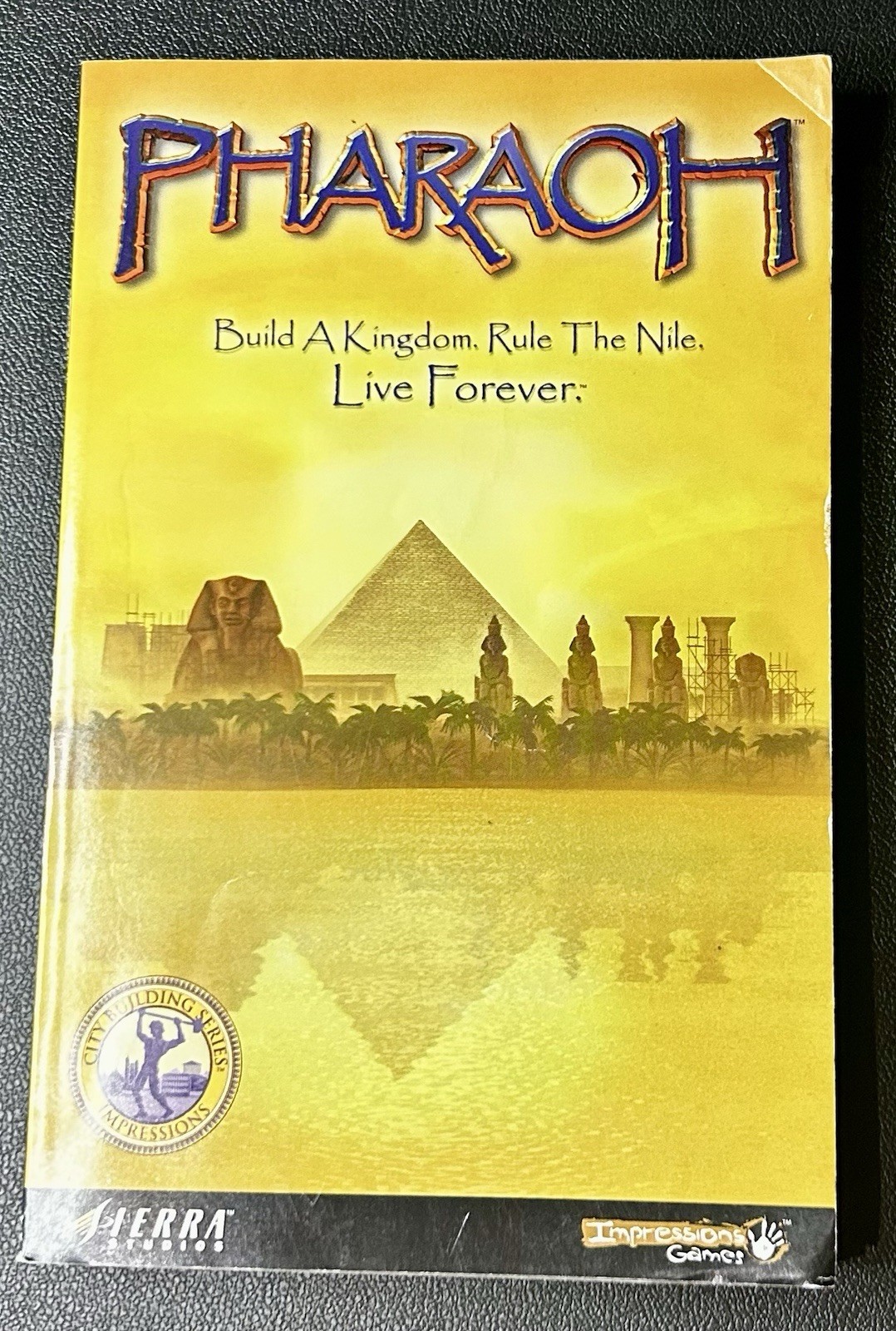 Book / Guide - Pharaoh - Sierra Studios - Pc Game - Vintage - Look!