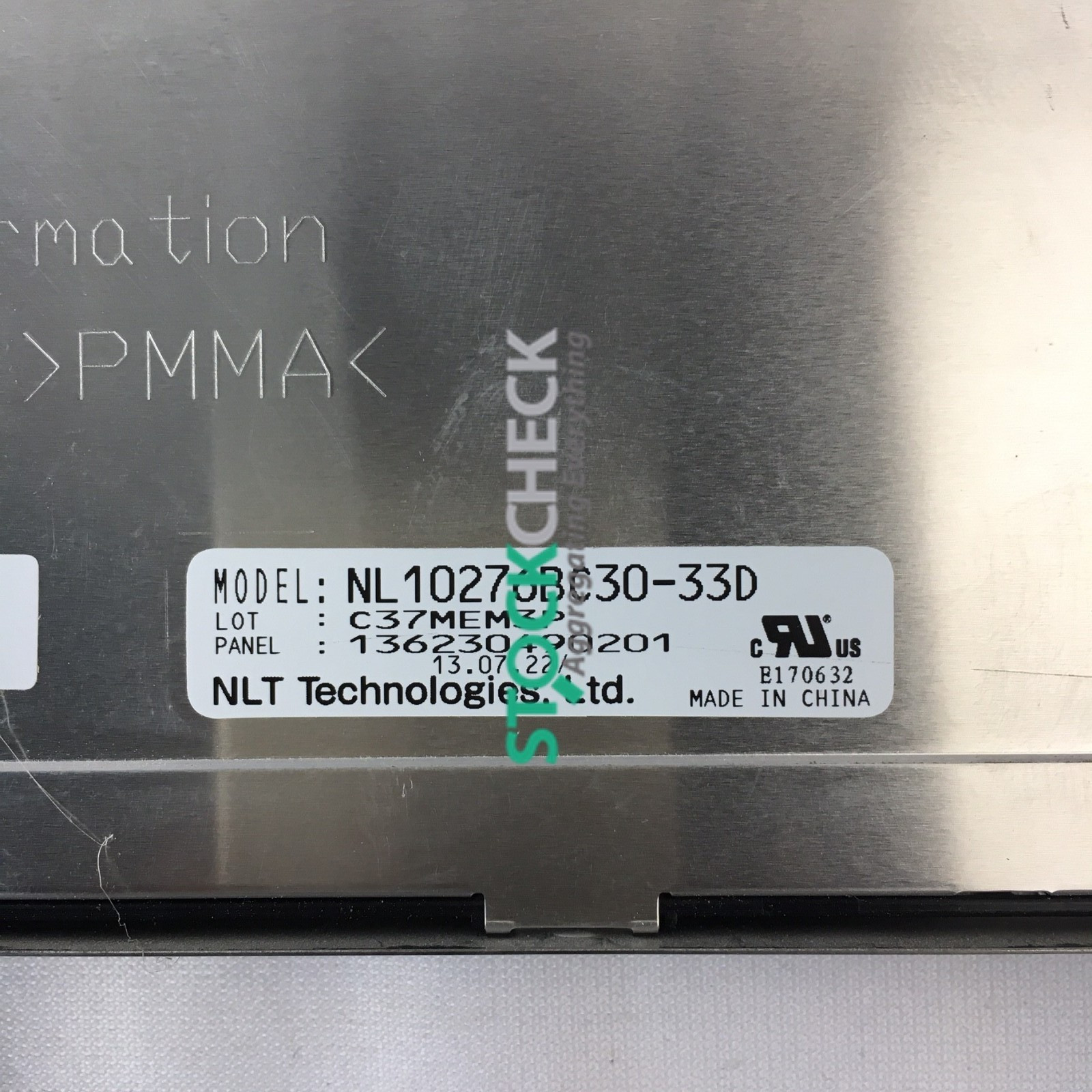 NLT Technologies NL10276BC30-33D 15.0 inch Size TFT LCD Module