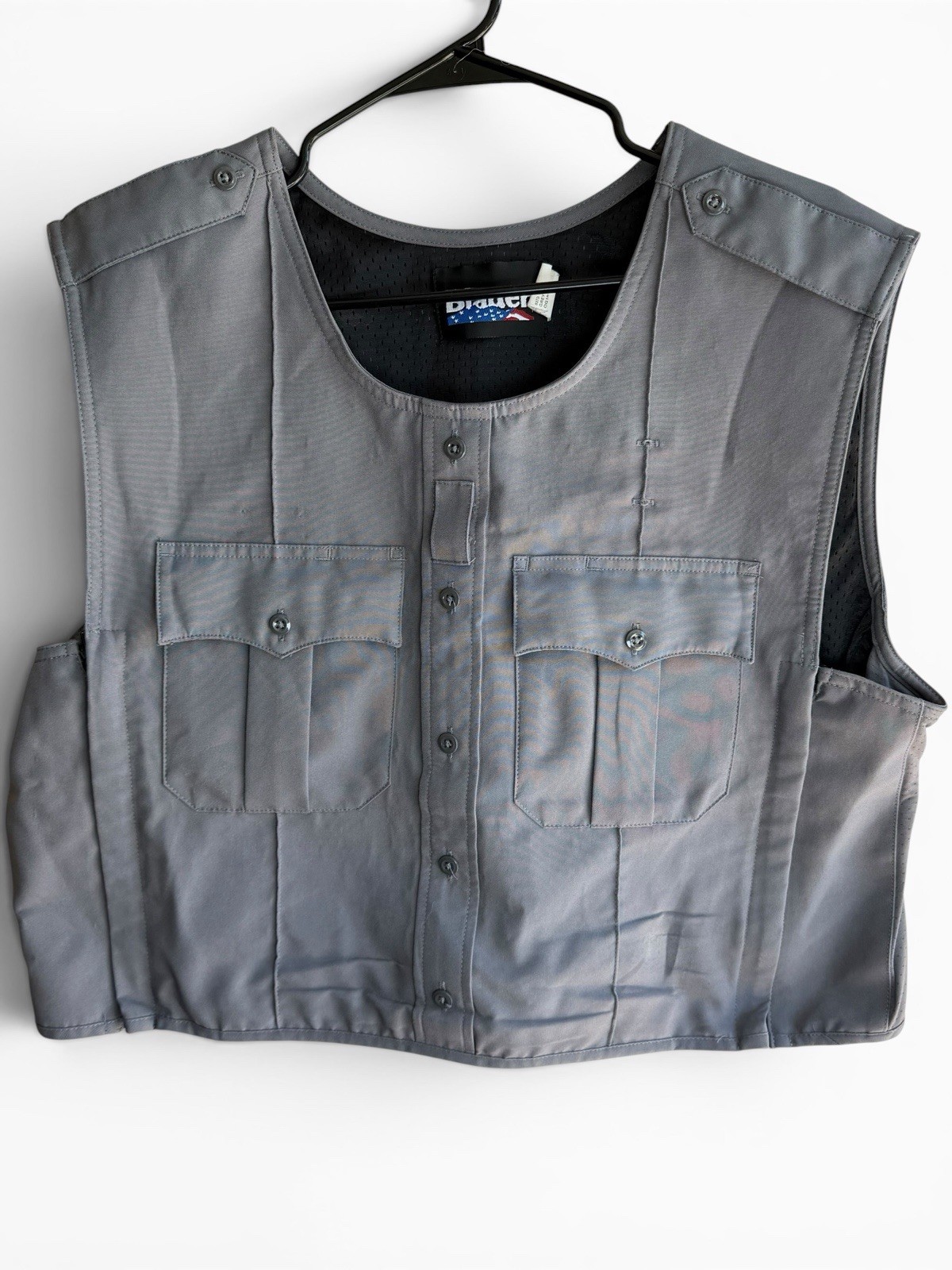 Blauer ArmorSkin Carrier Cover Gray Size L Mesh Breathable Tactical Vest