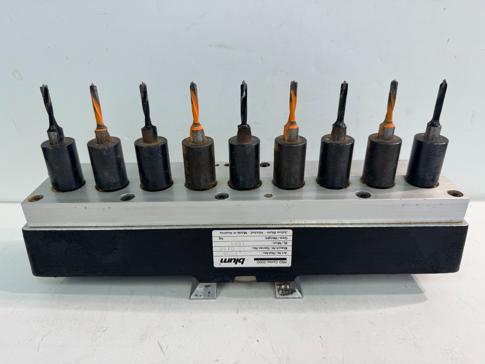 BLUM 9-Spindle Drill Chuck Block for Pro-Center 2000 MZK.2800