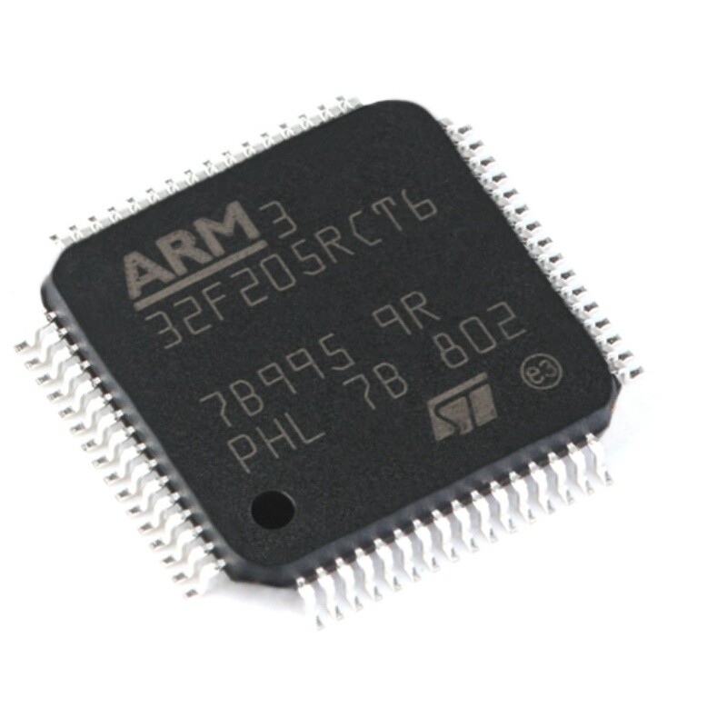 5PCS STM32F205RCT6 LQFP-64 ARM Cortex-M3 32-bit microcontroller MCU