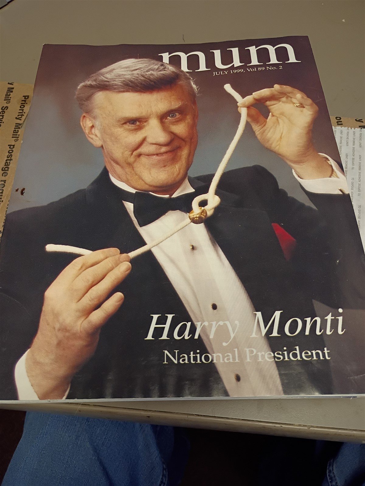 Harry Monti MUM Society of American Magicians Magazine Issue 1999 Box 12