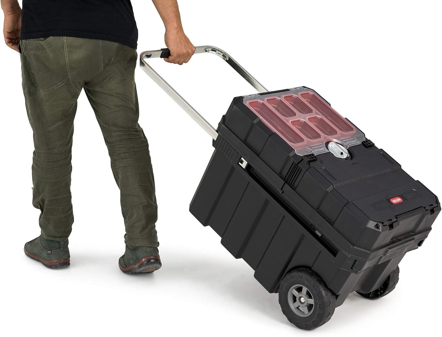 Masterloader Resin Rolling Tool Box with Locking System and Removable Bins – ...