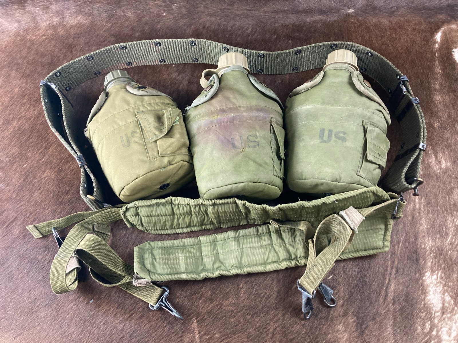 Lot of 1970s US Army USMC LC-1 and LC-2 Field Gear Pieces, Militaria Lot #3