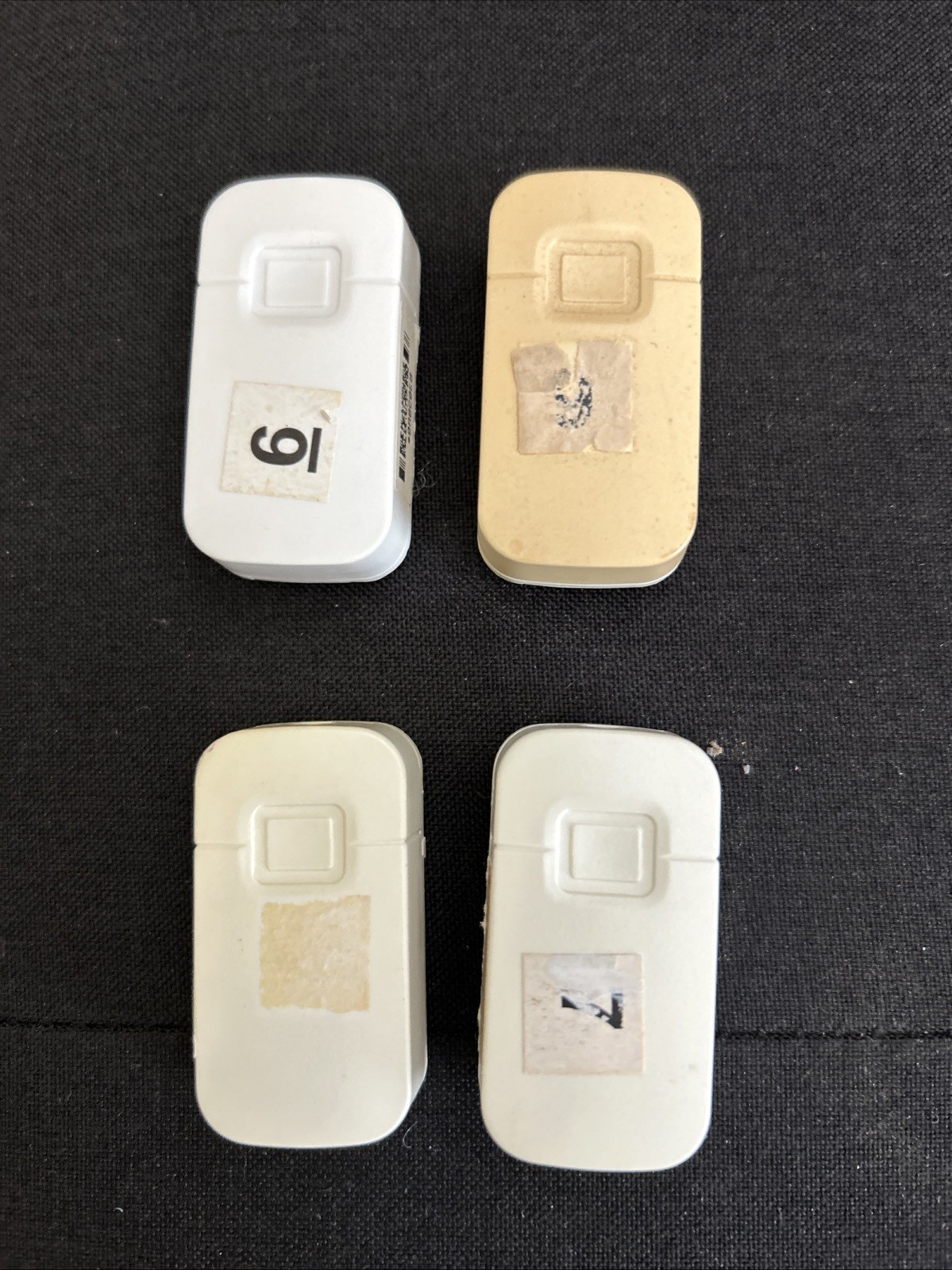 Lot of 4 GE Interlogix Wireless Door Window Sensors 319.5MHz Simon Concord Caddx