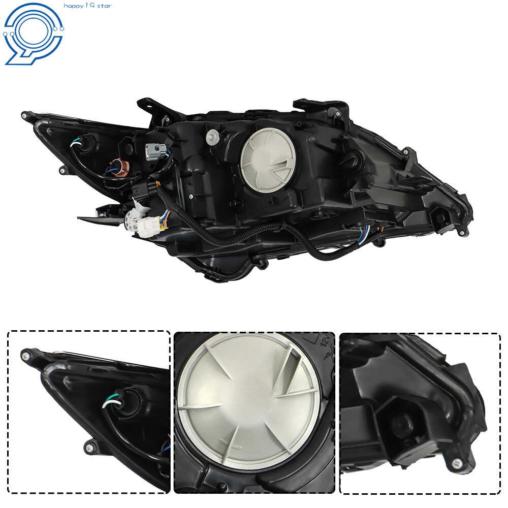 For 2016-2018 Lexus ES350 ES300H Halogen LED DRL Projector Headlight Left+Right