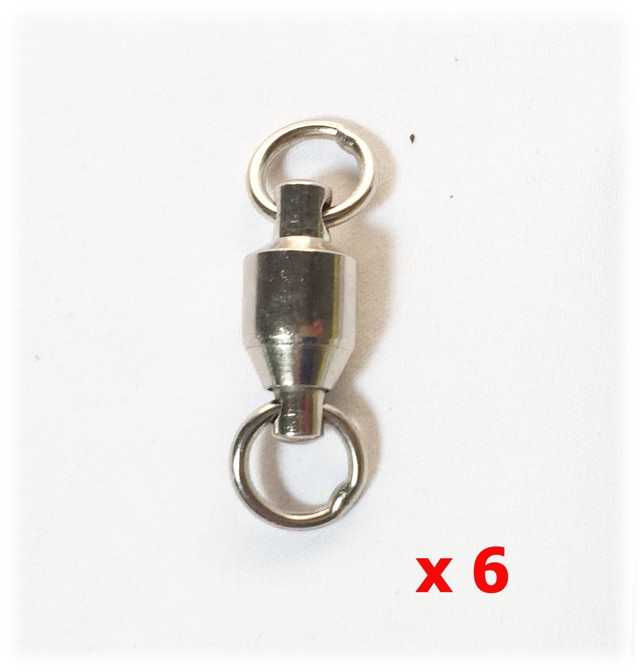 KUFA Sports 6-Pack of Heavy duty Swivel (Size:6# 1-5/8" ; 29mm) SW6x6