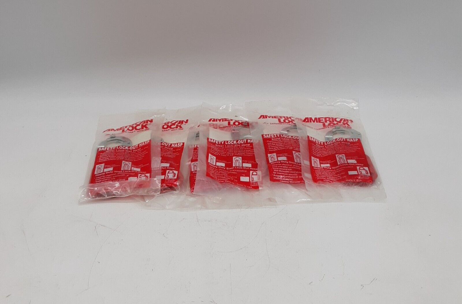 American Lock 4EMY4A Safety Lock-Out Hasp (Lot of 6)