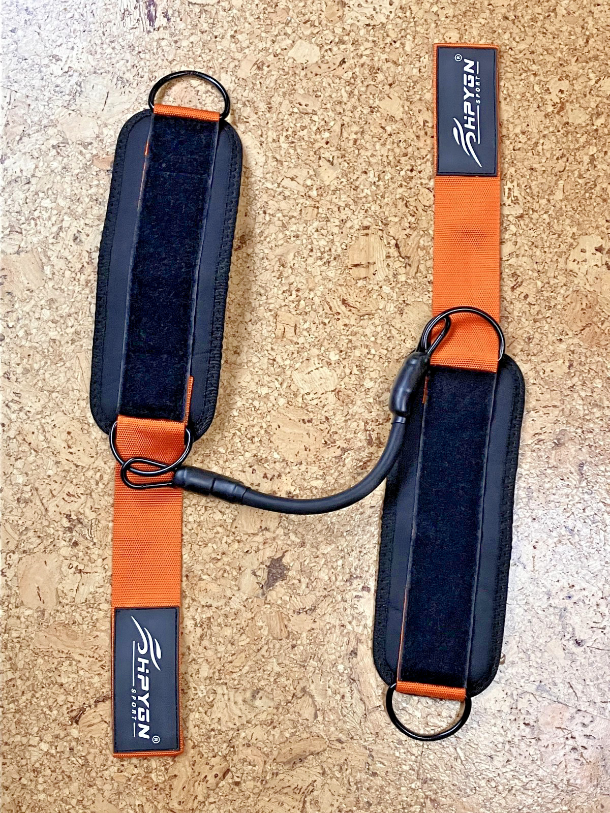 HPYGN SPORT Padded Adjustable Ankle Straps For Kickback Leg Workout Exercising