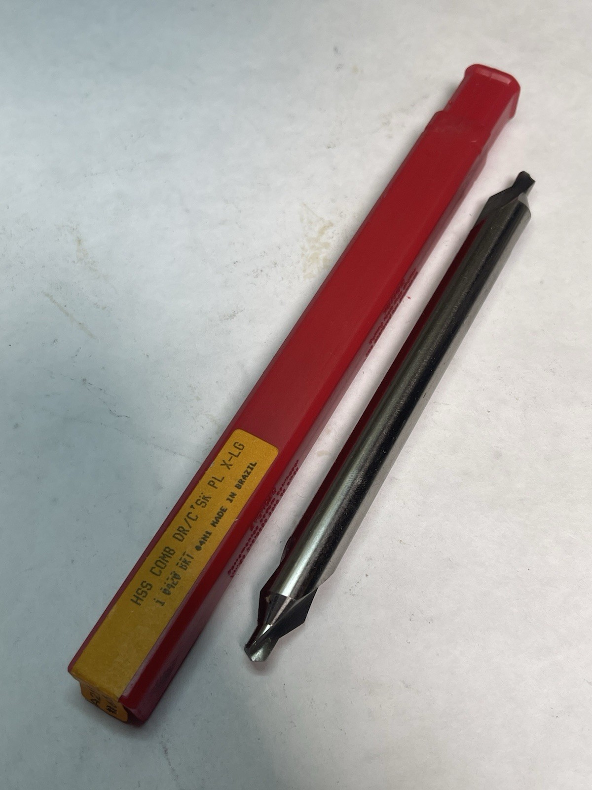 SFK No.6 Drill/Countersink Bit, 60 Deg, Double Ended HSS 1/2 Shk x6L(26MY259)