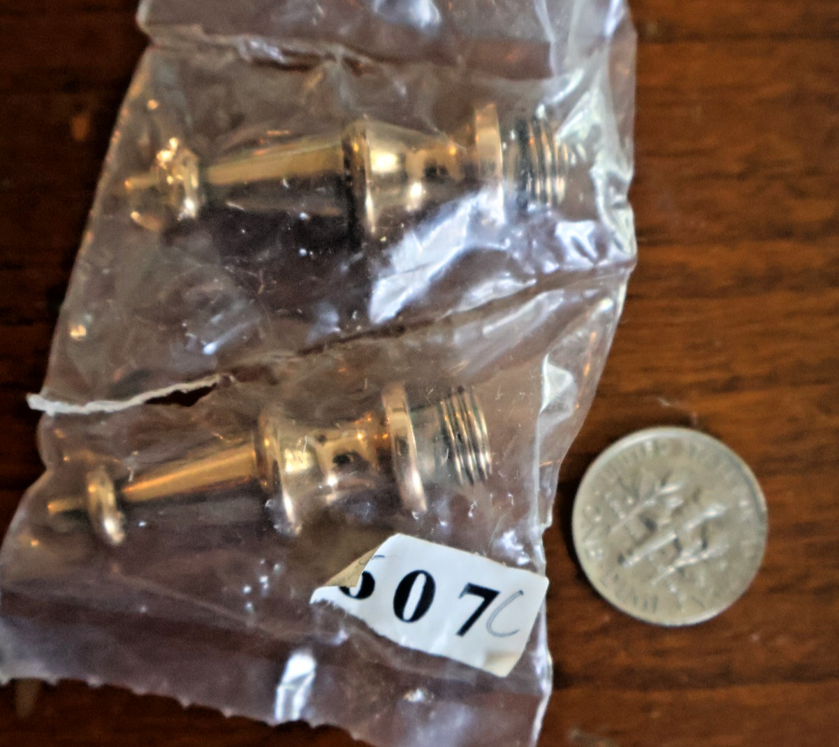 BRAND NEW SET OF 2 Pair of Von Morris 11- 607  Solid Light Oxidized Satin Brass