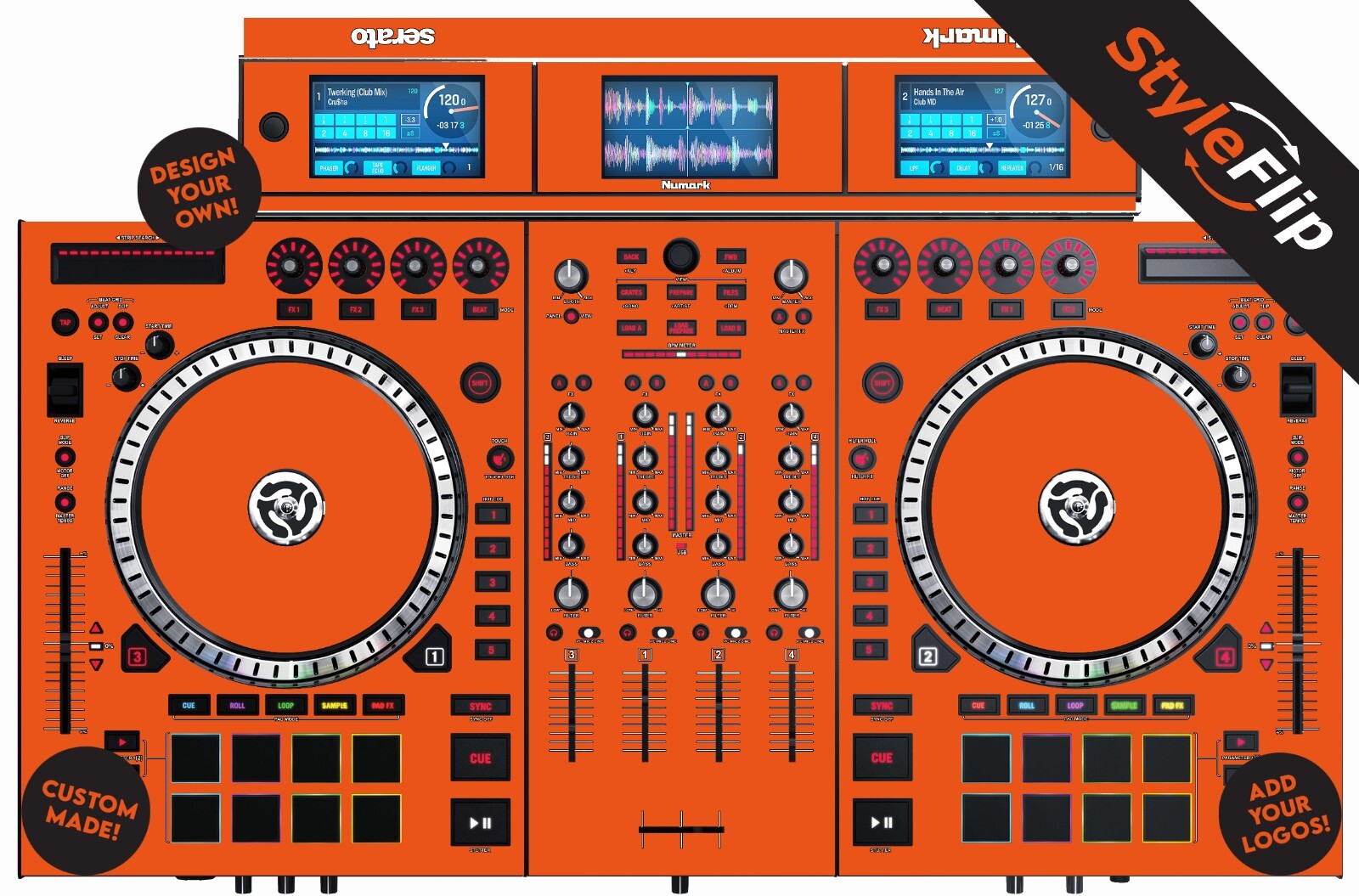 Numark NS-7 III Skin | Custom Design | Protective Decal | StyleFlip Skins