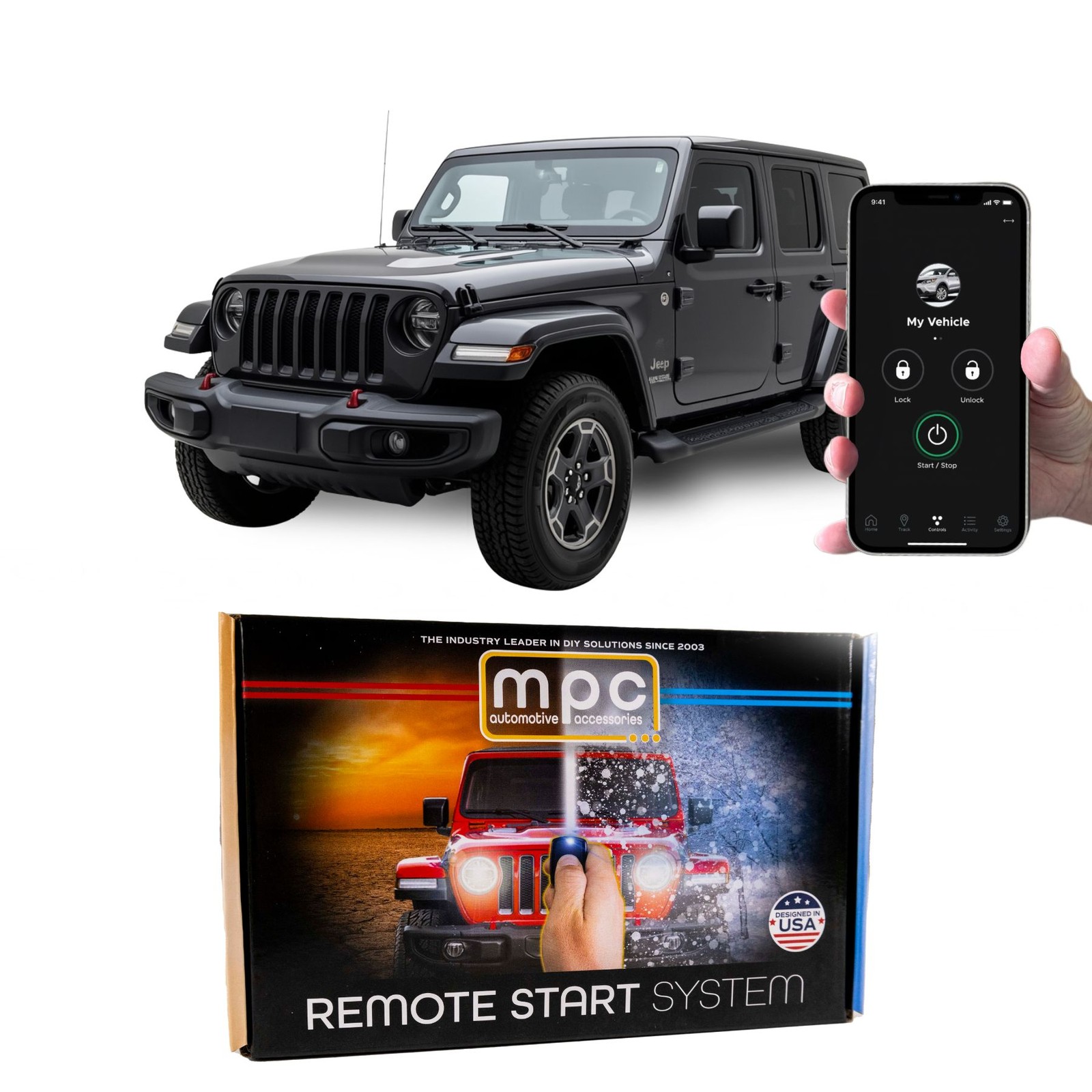 Smartphone or OEM Remote Activated Start For 2018-2025 Jeep Wrangler - Diesel
