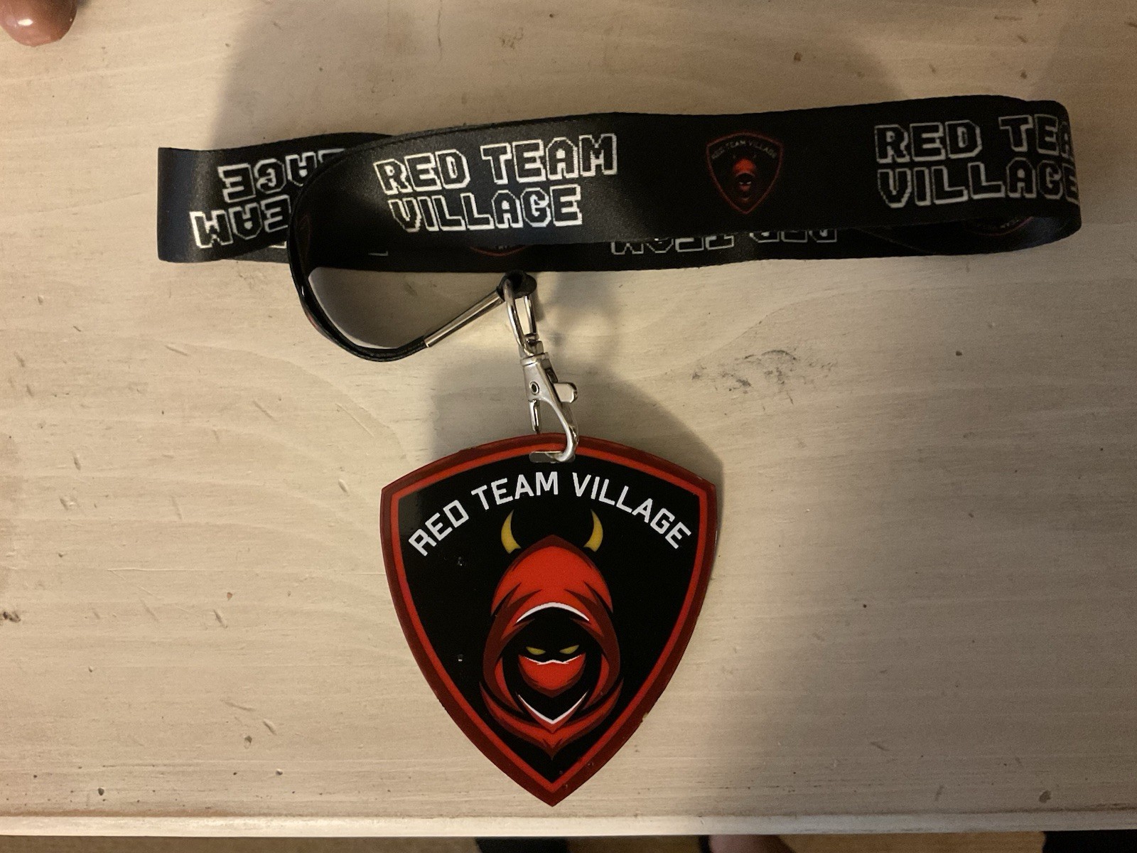 DEFCON Uber Rare 1st Red team Village Badge Official Badgelife New