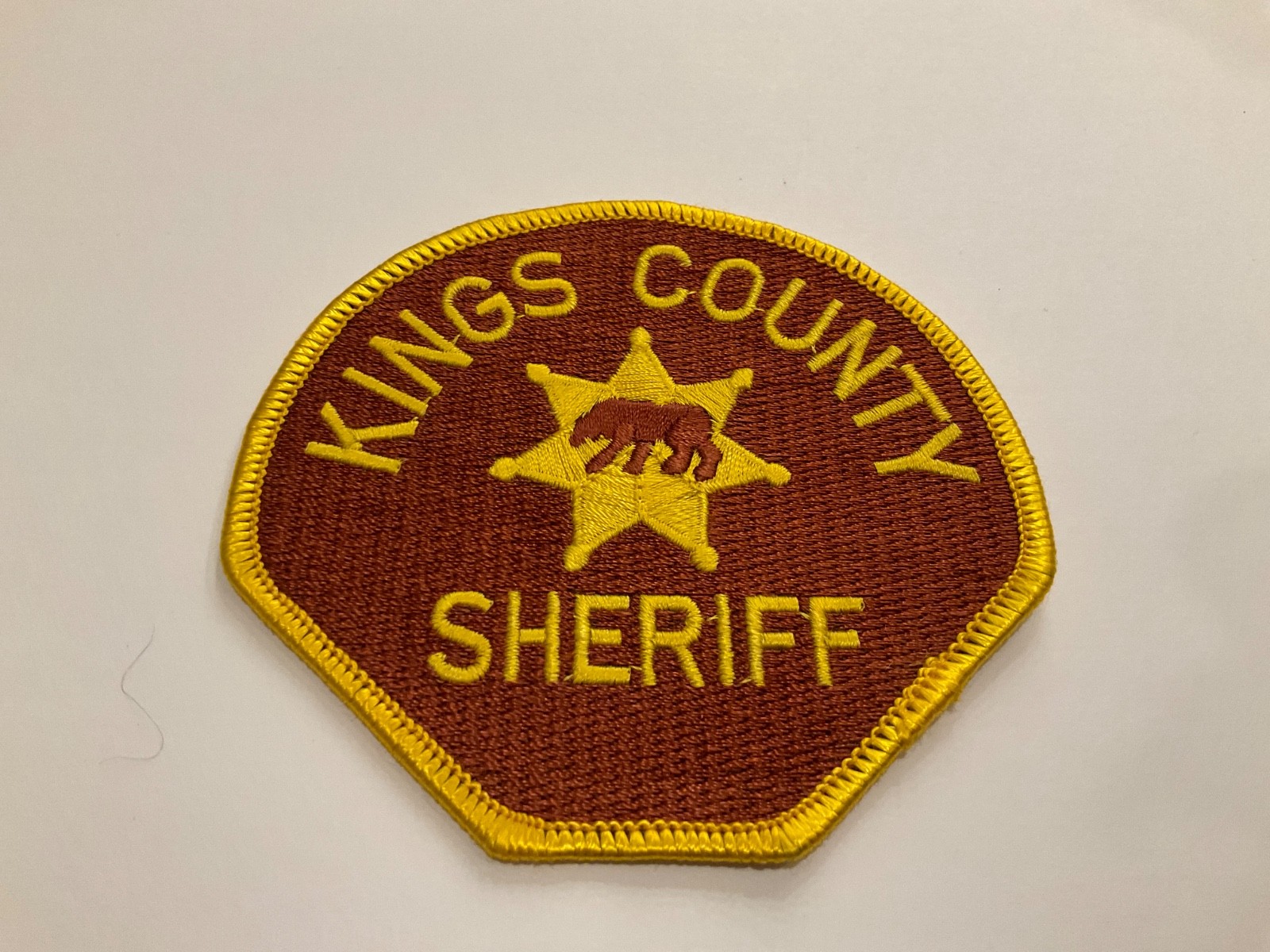 Older Kings County Sheriff  State California CA Police