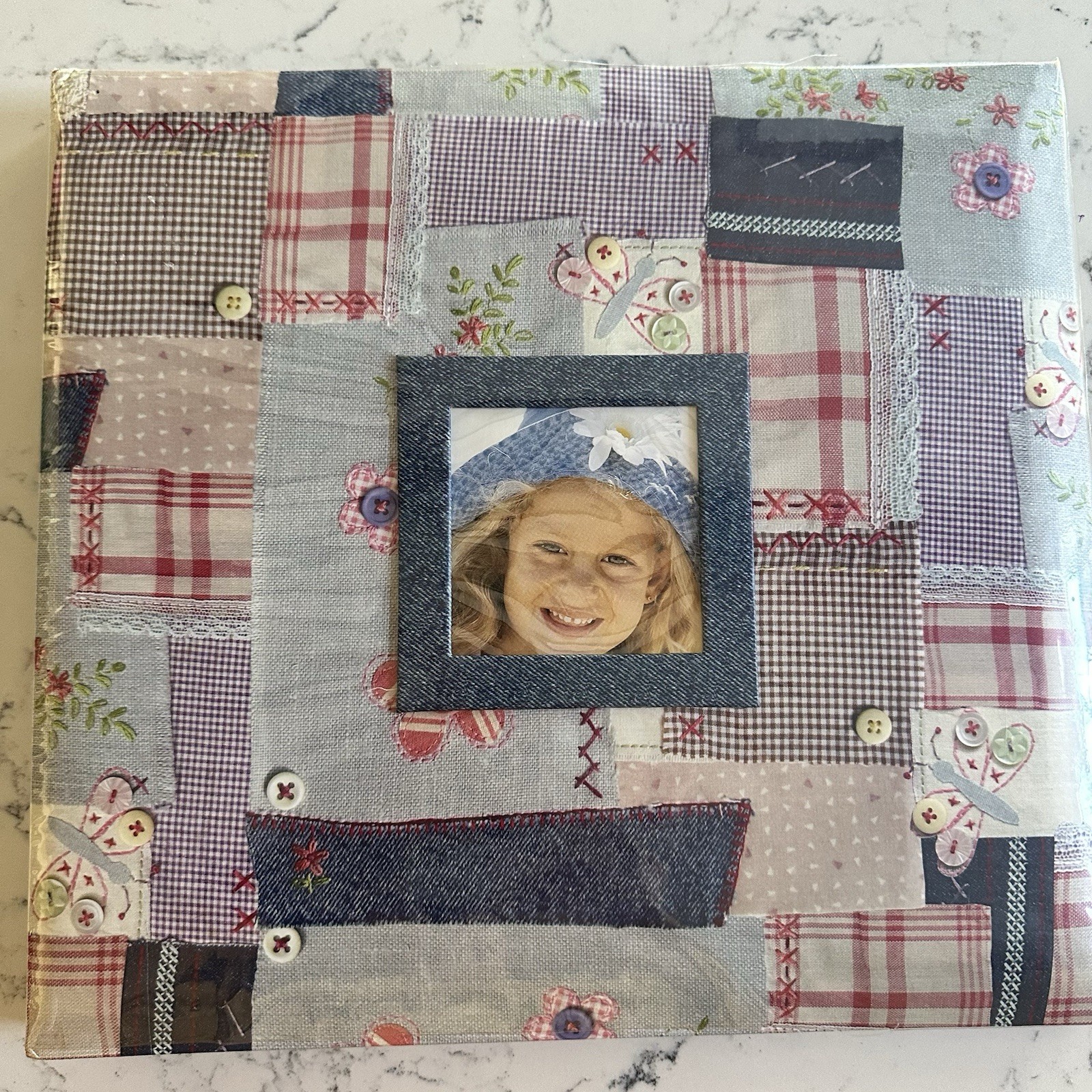 Patchwork Scrapbook Junking Book Country Style 10 Pages Hobby