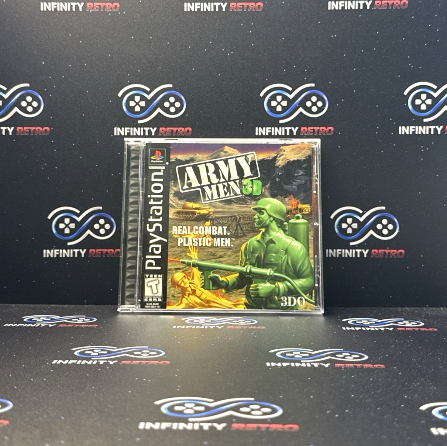 Army Men 3D Sony PlayStation 1 PS1 CIB Complete Refurbished Tested Free Shipping