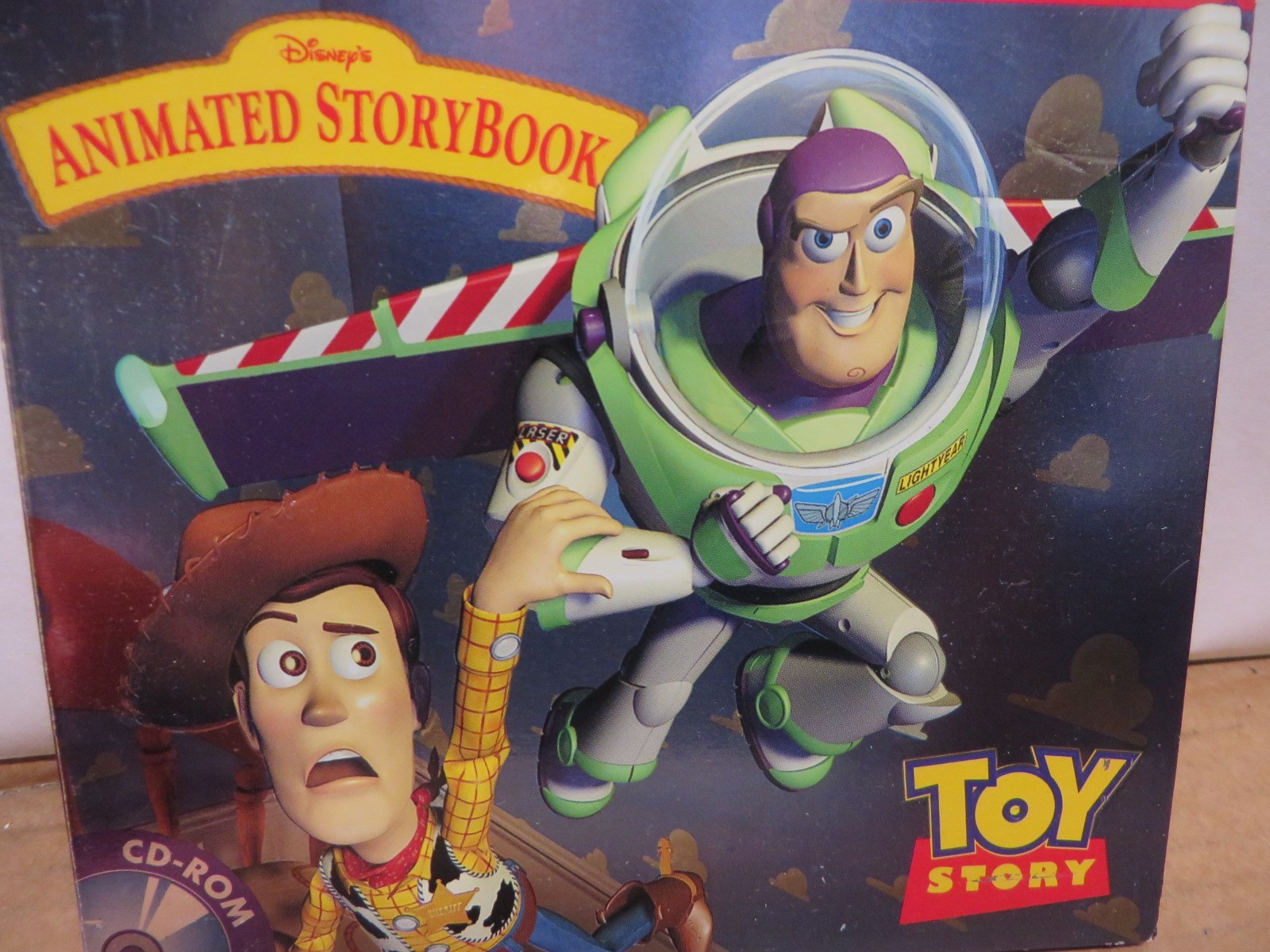 CD ROM VINTAGE 1990's SOFTWARE-SEALED " toy story " animated storybook W MANUAL