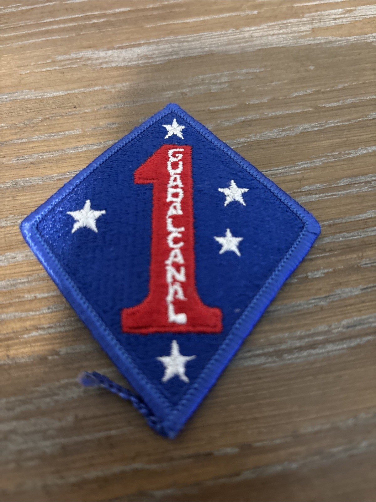 U.S. MARINE CORPS SHOULDER PATCH: FIRST DIVISION - GUADALCANAL