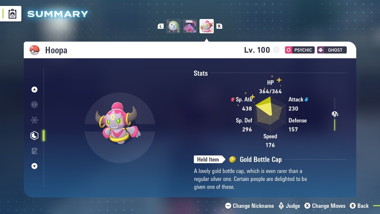 Pokémon Legends: Z-A  Hoopa 6iv Max EV