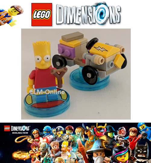 LEGO Dimensions Bart Fun Pack 71211: The Simpsons - Fully Complete