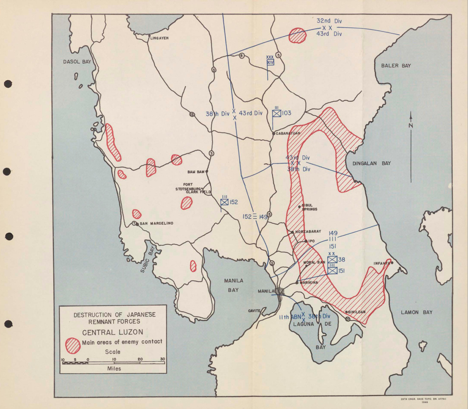 64 Page 1945 8th Eighth Army Luzon Campaign Mop Up Operation Maps on Data CD
