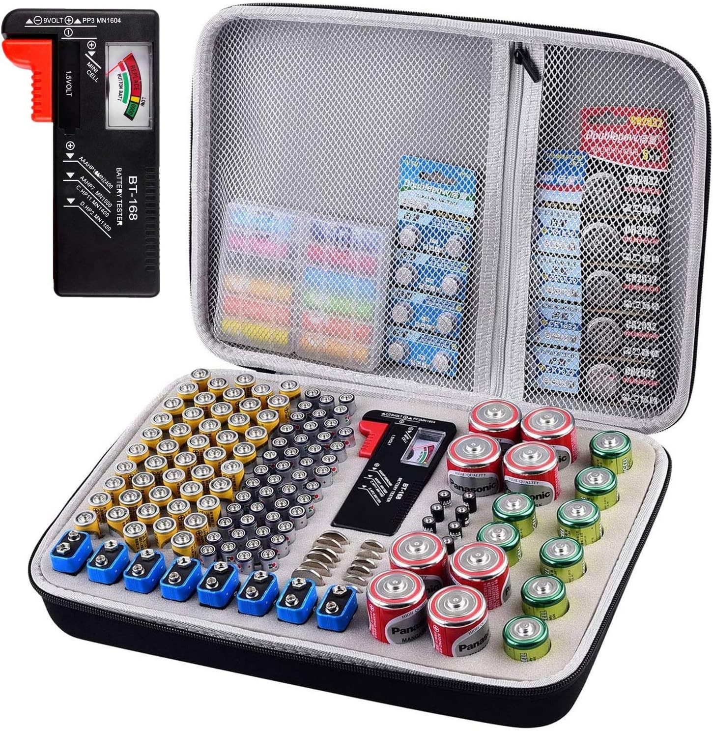 Universal Battery Storage Case - Holds 225 Batteries