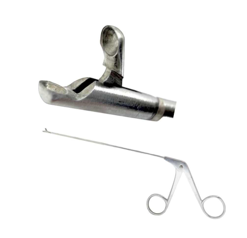 KARL STORZ 28117 Z Spoon Forceps, Straight 2mm Jaw   | C5