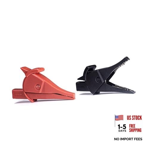 Multimeter Alligator Clips, Heavy Duty Alligator Clips Set Full Insulated with