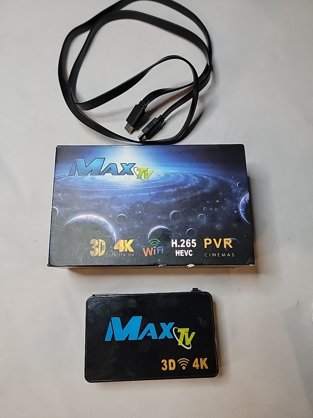 MaxTV  Android TV Media Player PVR Box, 4K Wi-Fi   No Remote Or Power Cord