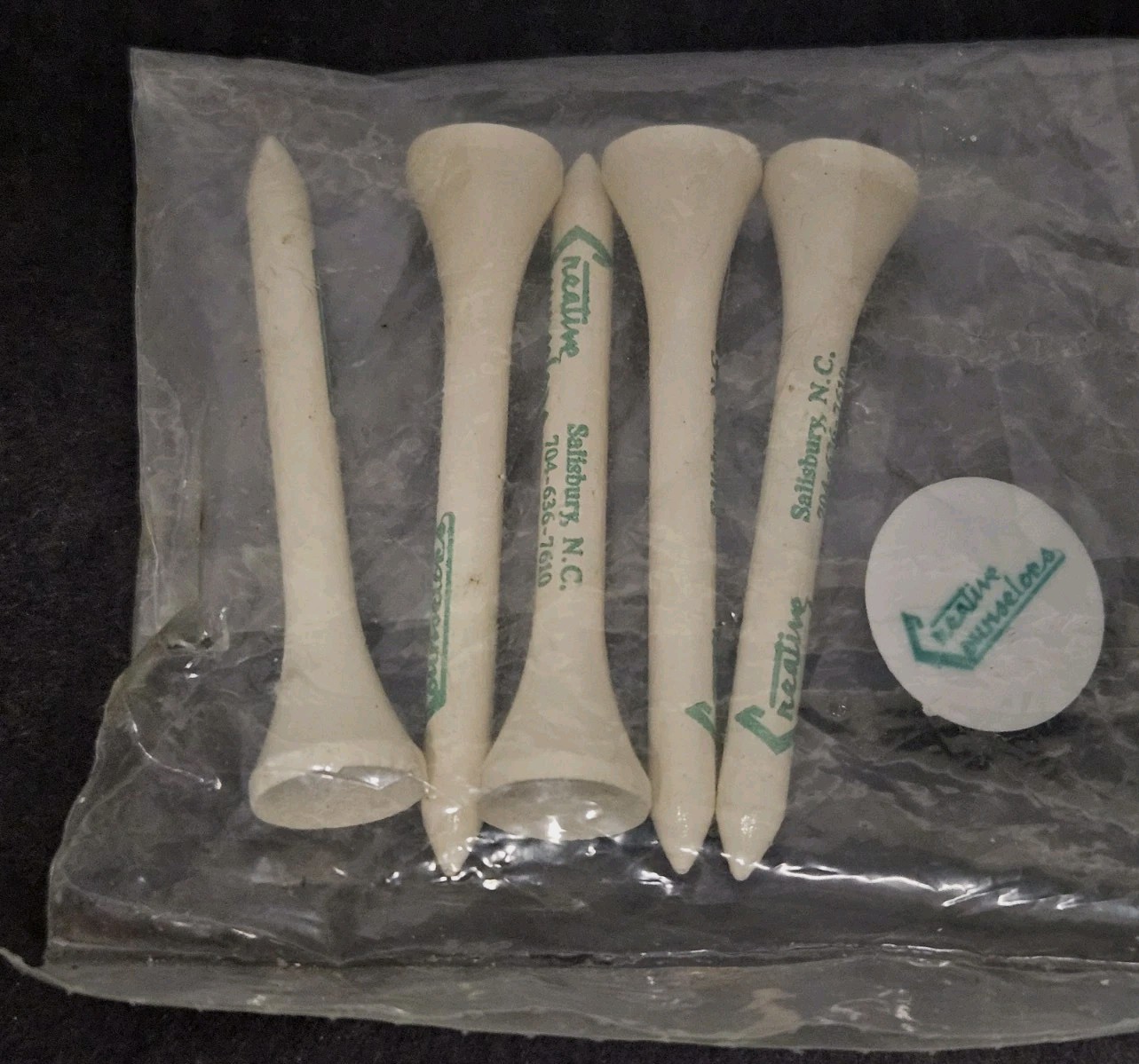 5 Golf Tees And Ball Marker - Creative Counselors Salisbury,NC