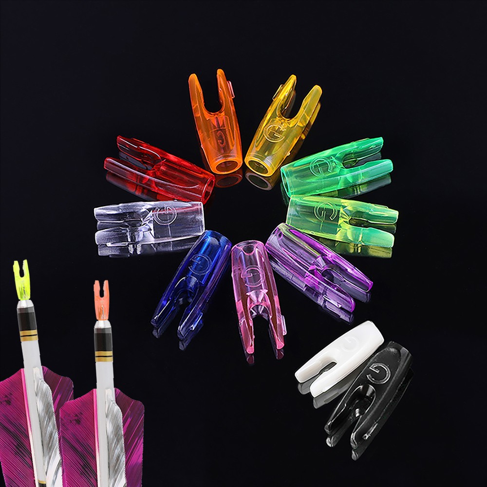 30X Arrows Nock Pin 3.2mm Plastic G Arrow Tails Arrow Shaft Archery Hunting DIY