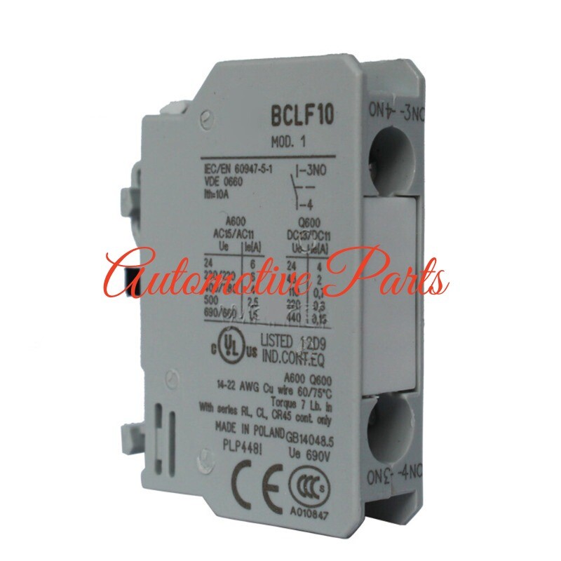 1pc Normally Open Auxiliary Contact Unit For BCLF10 1NO