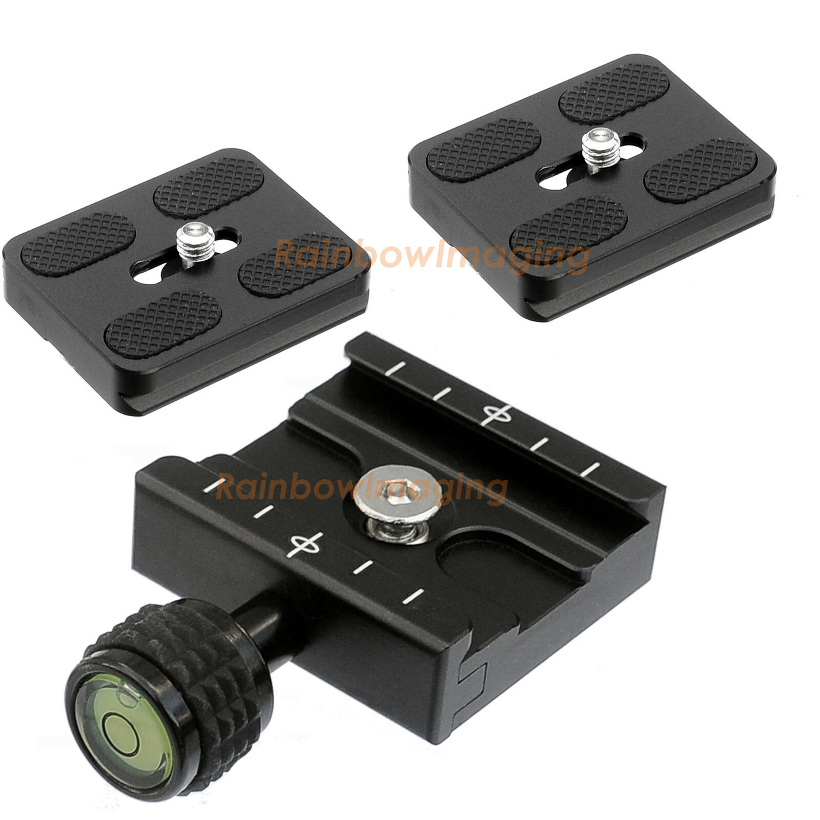 Arca Swiss QR Square Clamp + 2 Quick Release Plates for Tripod BallHead