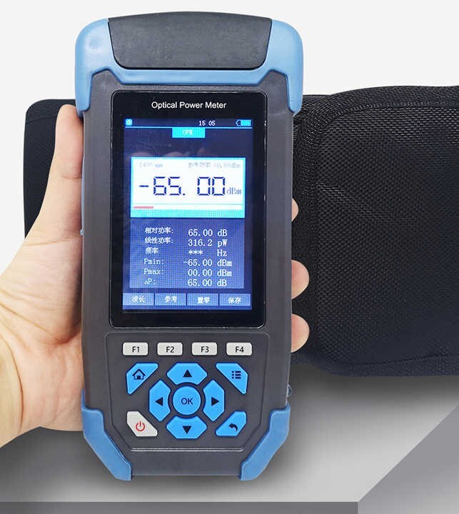 Handheld Optical Power Tester A Type OPM VFL Mode with Range -80-+10dBm