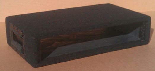 Pearson 2 space simple rack black 18" deep