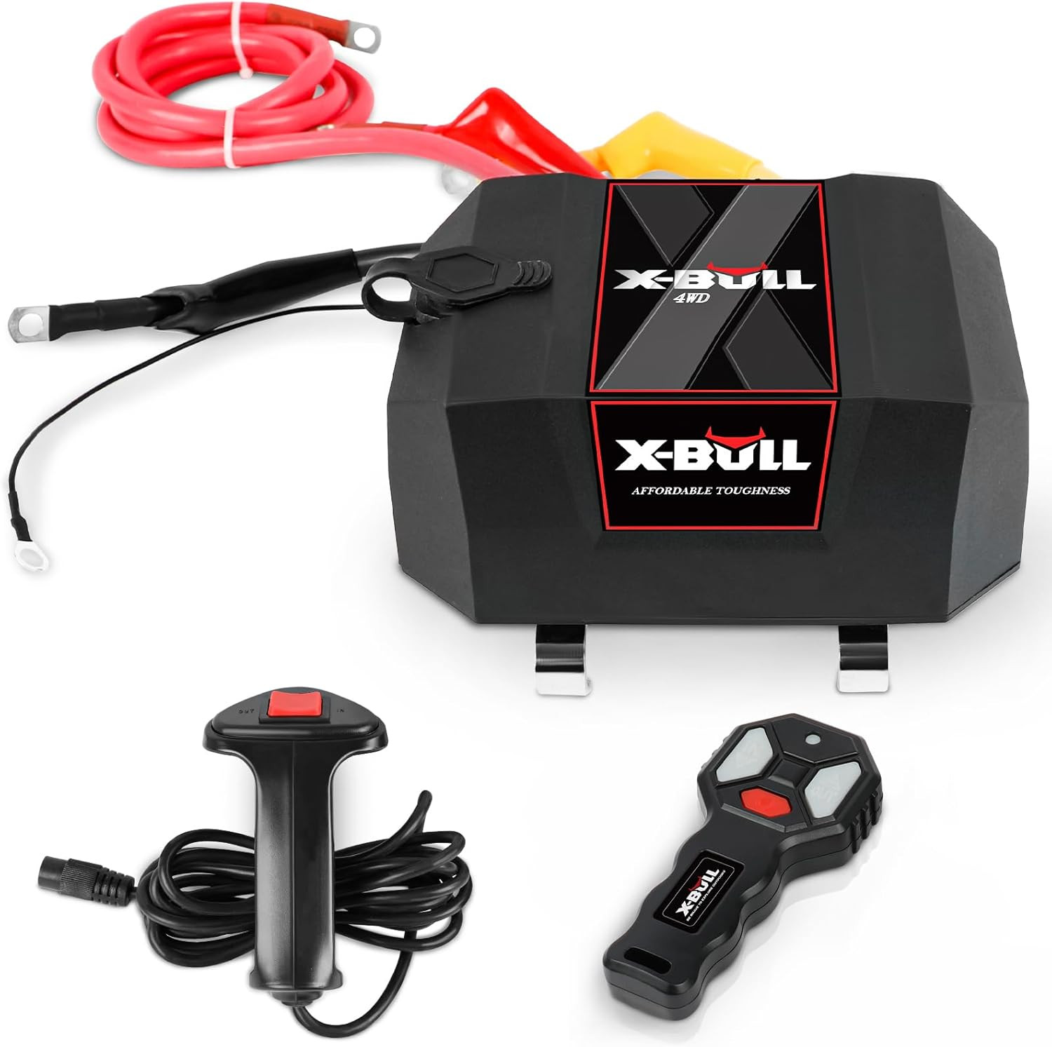 X-BULL Winch Control Box Fit 10000-13000lbs Winch With Wireless Remote Control