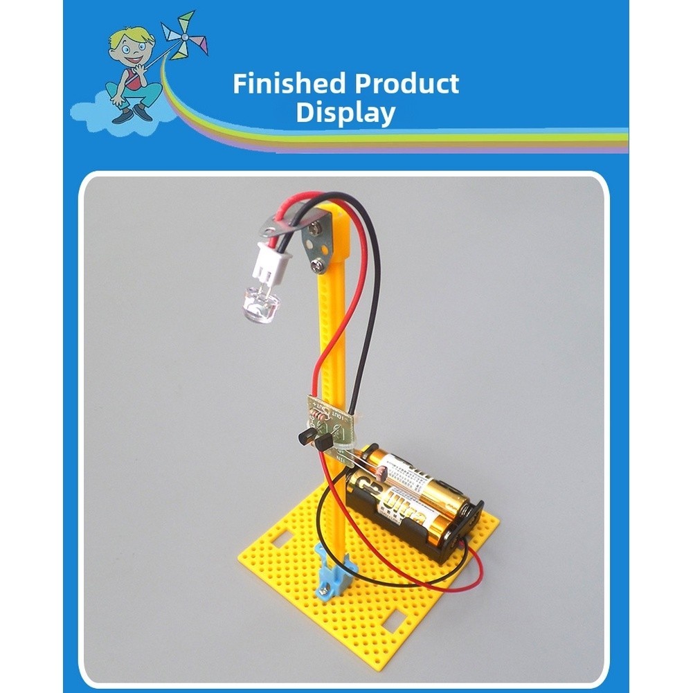 Light Sensitive Night Light Kit for to Build and Learn Basic Electronics
