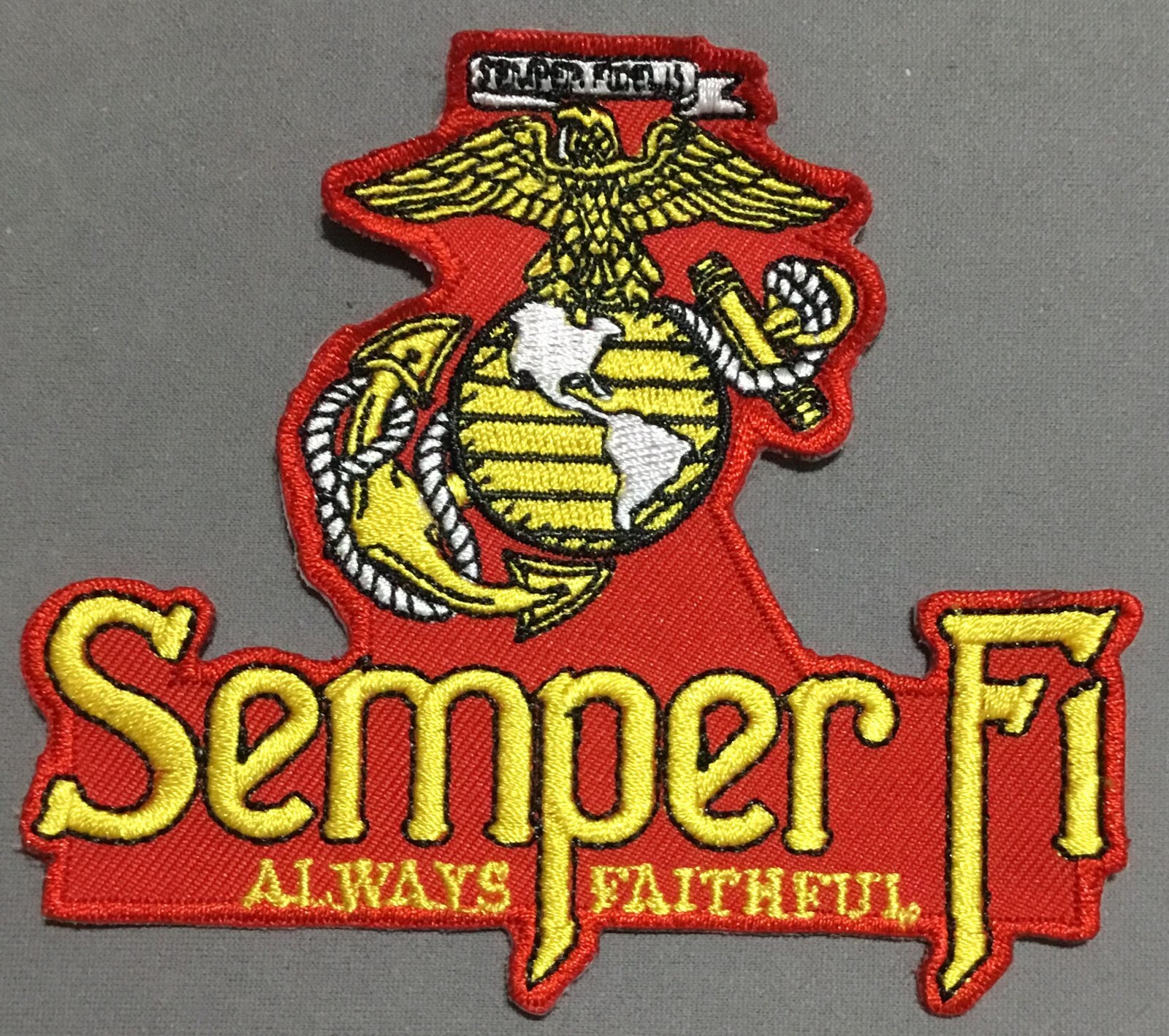 Marines Semper Fi Always Faithful patch