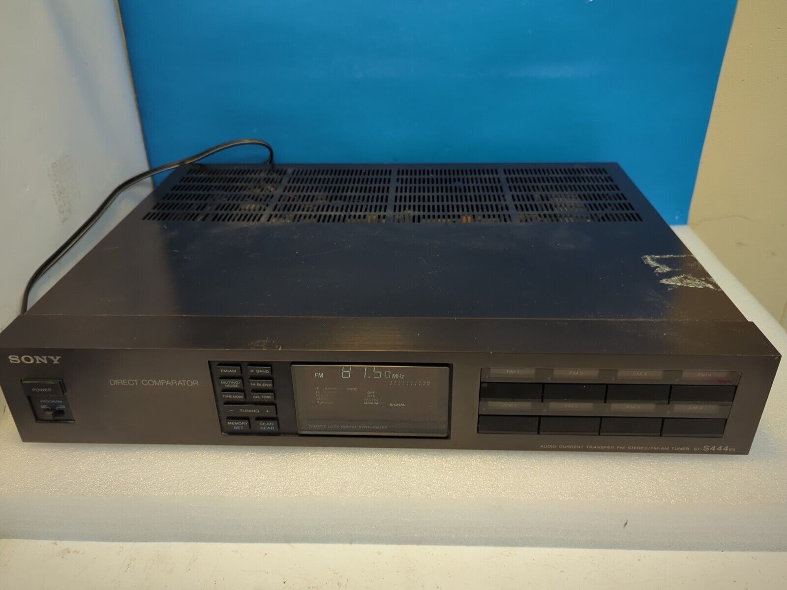- SONY ST-S444ES  DIRECT Comparator FM/AM TUNER