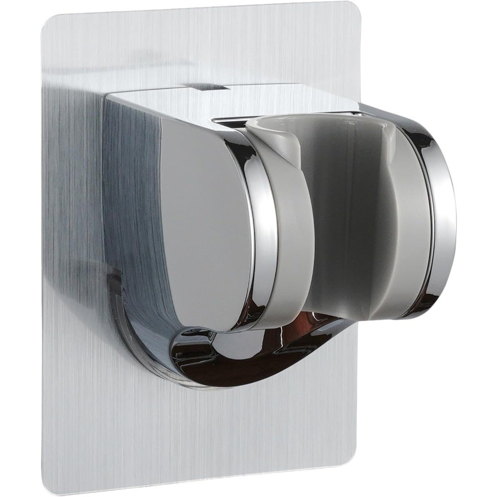 Shower Head Holder Strong Adhesive No Drilling Wall Mount Adjustable Handheld