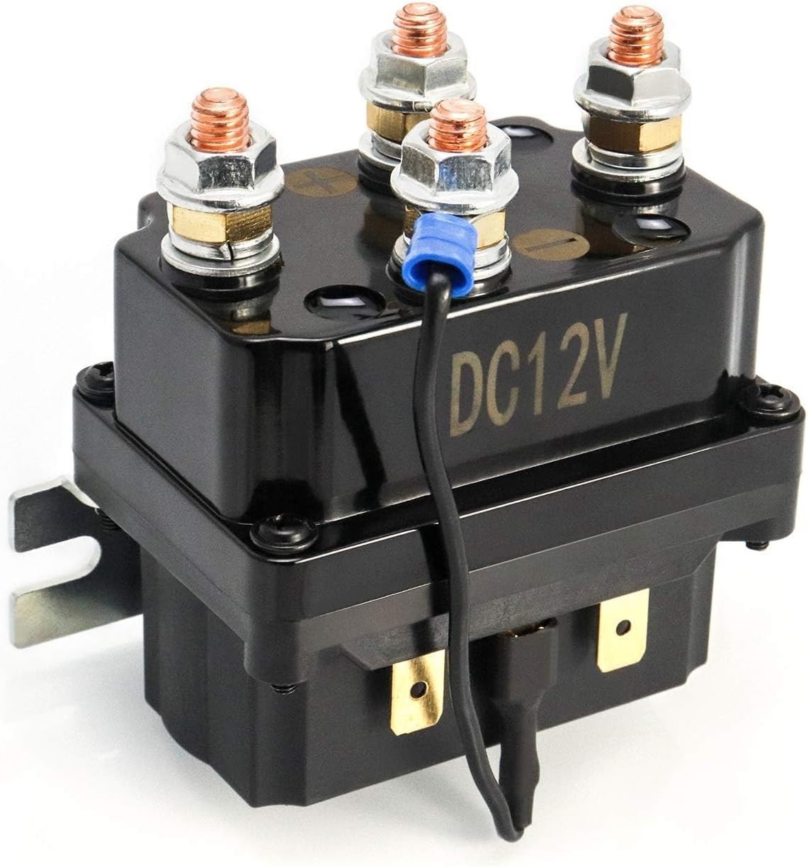 Efficient 12V 250A Silver-Plated Relay for Reliable Winch Control - Lightweight