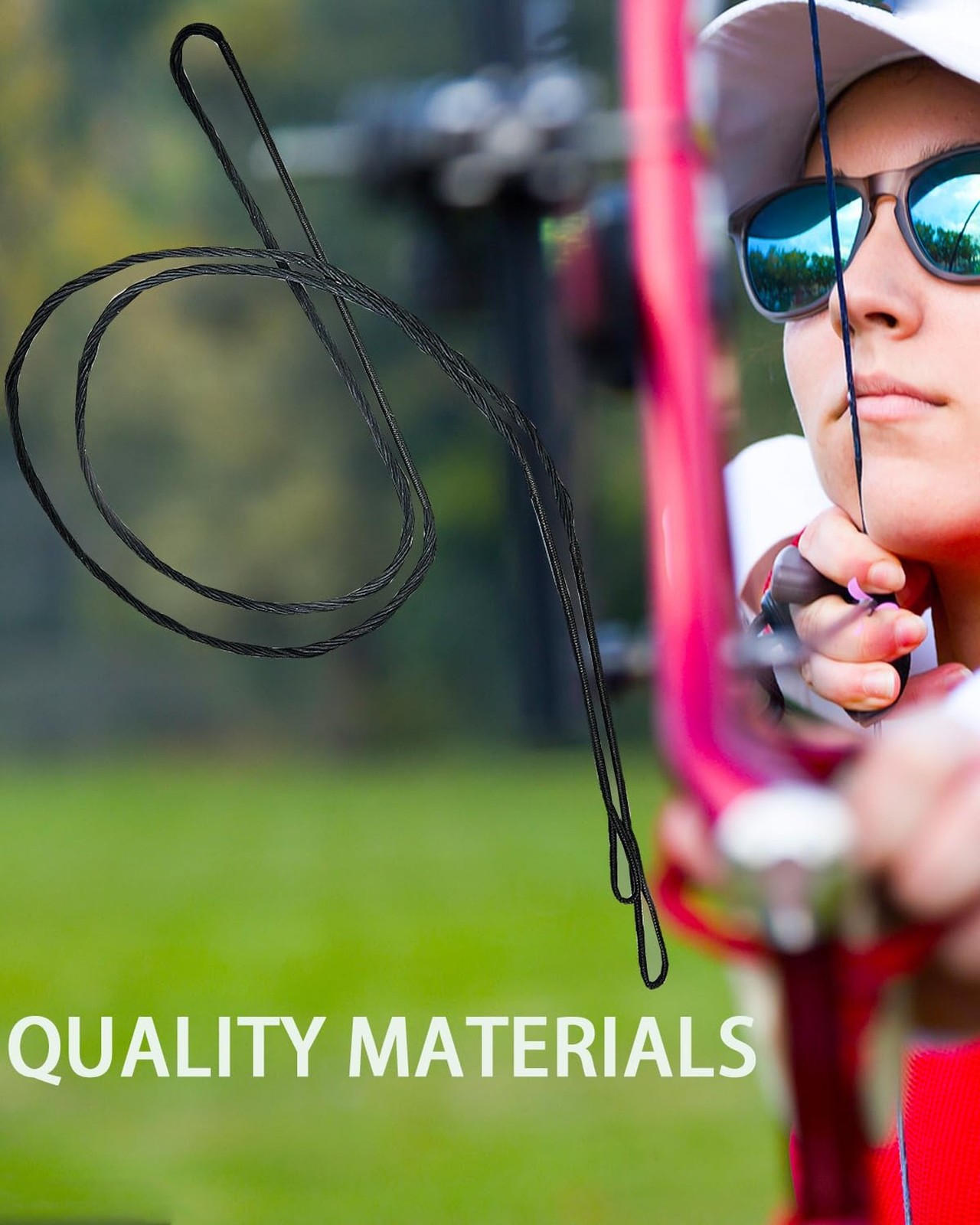 TOPARCHERY Bow String 53''/135cm Traditional Recurve Bow String & Longbow Str...