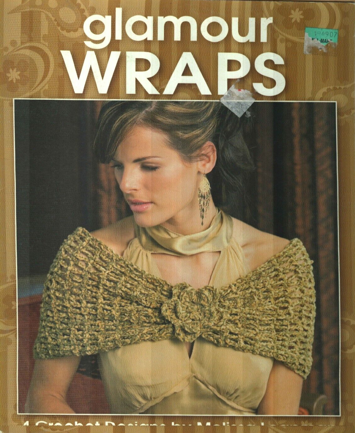 GLAMOUR WRAPS 4 DESIGNS WOMEN'S LEISURE ARTS CROCHET PATTERN BOOK